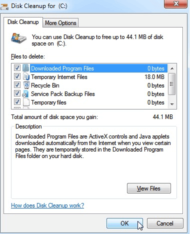 Windows Eski Windows 10'u Geri Yüklemek için Disk Temizleme