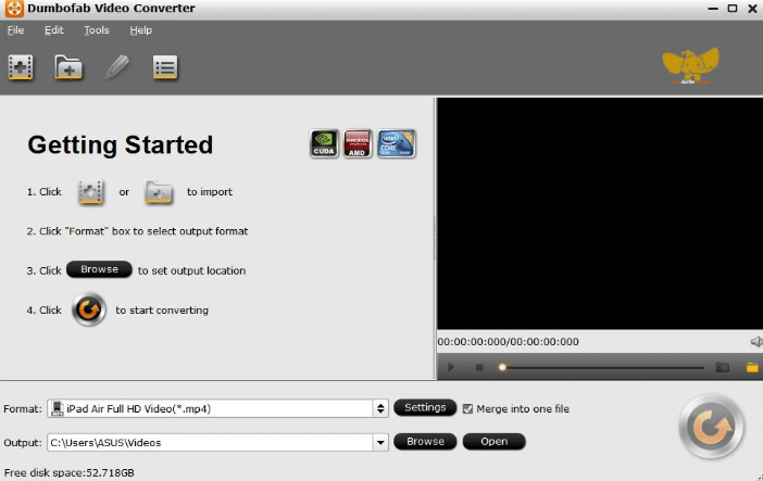 DumboFab Video Converter Kullanarak MKV'yi iTunes'a Dönüştürün