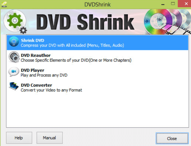 DVDFab Geçiş Anahtarı Alternatifi- DVDShrink