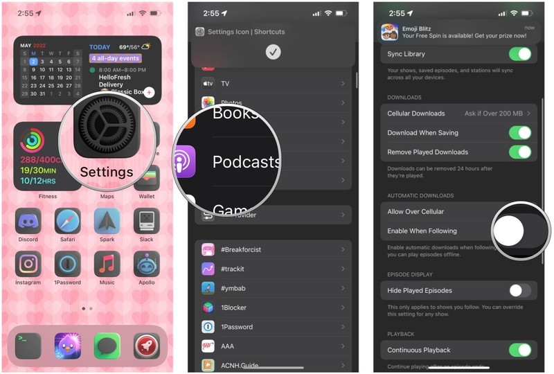 iPhone'dan Podcast'lerde Otomatik İndirmeleri Durdurun