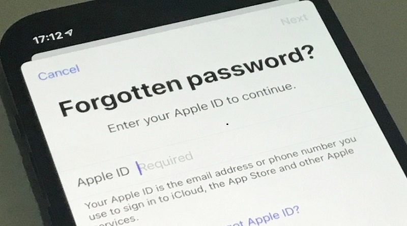 iCloud Hesabını Silmek için Apple Kimliğinin Resmi Web Sitesine gidin