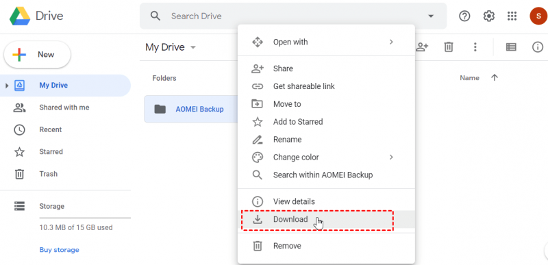 Yedeklemeyi Google Drive'dan Windows PC'ye Geri Yükleme