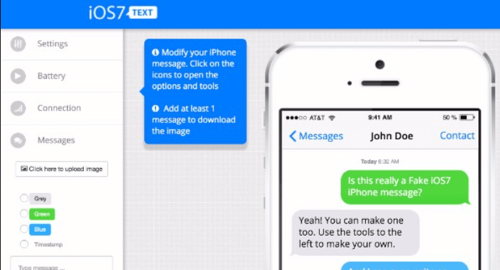 iOS 7 Metin ile Sahte iMessages Oluşturun