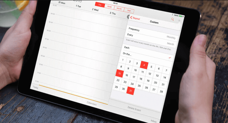 iPad'de Takvim Etkinlikleri Kalıcı Olarak Nasıl Silinir