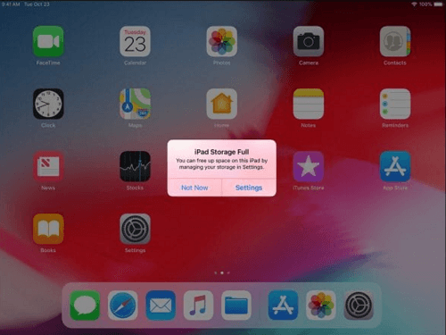 iPad Depolama Sorunları