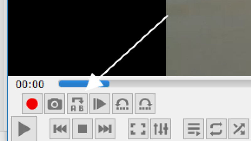 VLC Media Player'da Döngü Düğmesi