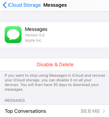 iMessage Geçmişini iCloud Üzerinden Silme