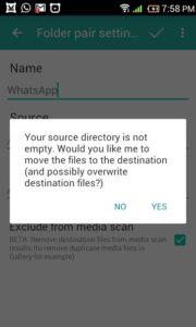 Whatsapp Dosyalarını Foldermount Üzerinden SD Kart Klasörüne Taşıma