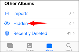 iPhone'da Gizli Fotoğrafları Bulun