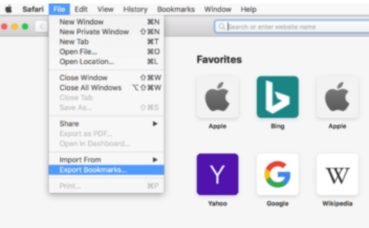 Mac için Windows için Safari Yer İmlerini iPhone'dan Bilgisayara Aktarma