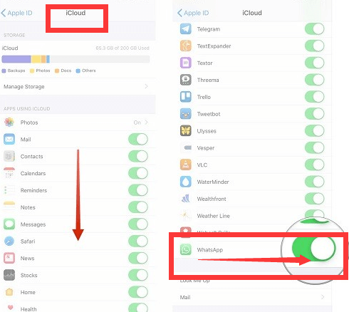 WhatsApp Yedeklemesinin %0'da Takıldığını Düzeltmek için iCloud Hesabınızdan Çıkış Yapın ve Tekrar Açın