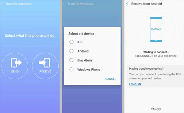 Samsung Smart Switch'i Kullanarak Samsung Notes'u Yeni Telefona Aktarın