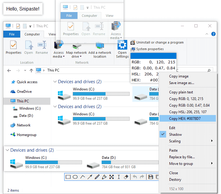 Snipaste İncelemesi: Uyumluluk