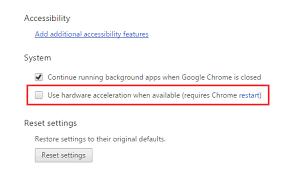 Chrome İndirme Sorununu Düzeltmek için Donanım Hızlandırmayı Kullanmayı Devre Dışı Bırakın