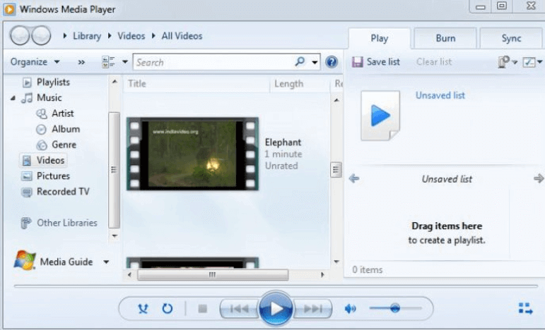 Windows Media Player Kullanarak MP4 Dosyalarını Birleştirme