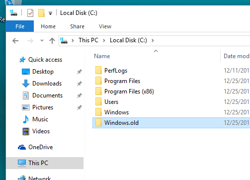 Windows Kullanarak Dosyalarınızı Kurtarın. Windows Update'ten Sonra Eski Klasör Her Şeyi Sildi