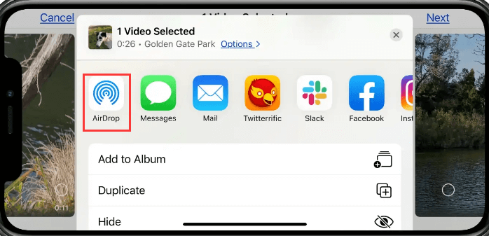 AirDrop ile Videoları iPhone'dan Mac'e Aktarın