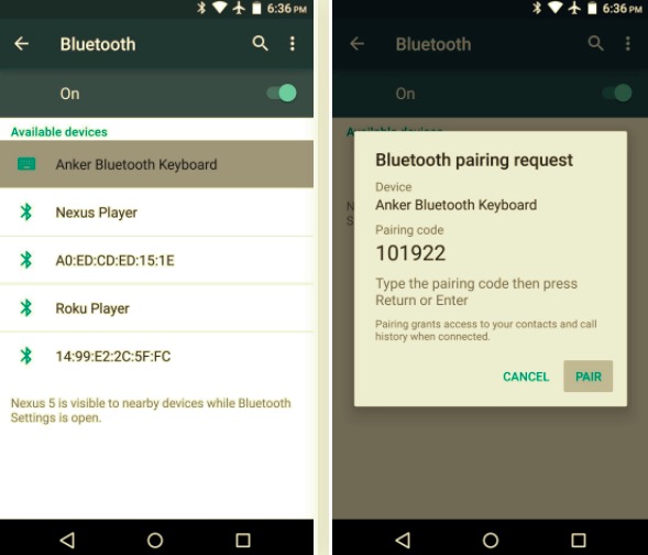 Fotoğrafları Bluetooth ile Android'den Android'e Aktarın
