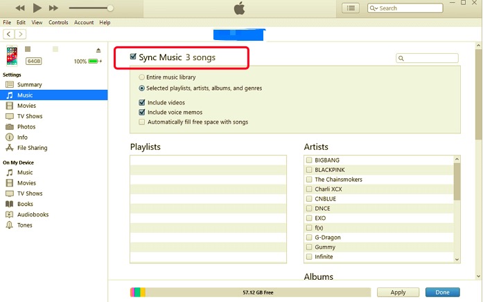 iPad Müziğini iTunes ile Bilgisayara Aktarın