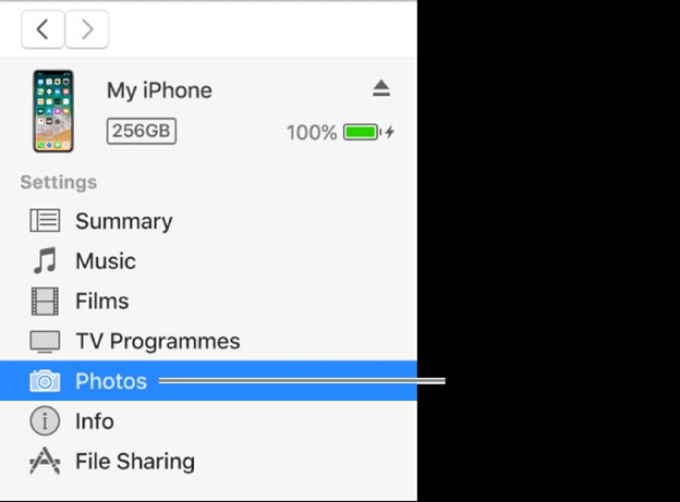 iPad Fotoğraflarını iTunes üzerinden aktarın