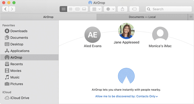 Airdrop ile iPhone Dosyalarını Mac'e Aktarın
