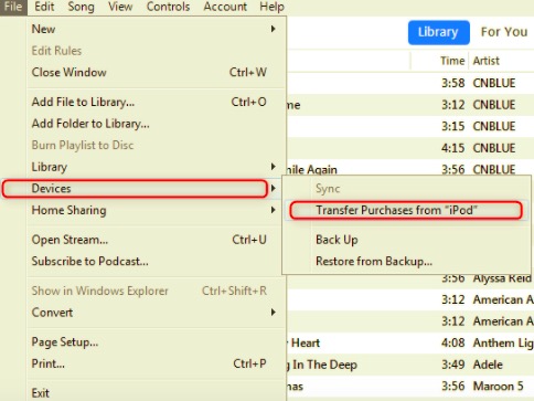 İTunes ile iPod'dan Mac'e Müzik Aktarın