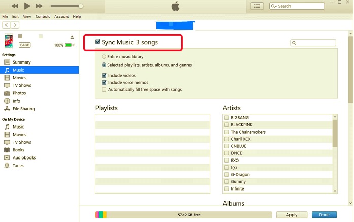 iTunes Store aracılığıyla iPhone'dan iPhone'a Müzik Aktarın