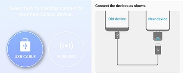 iPhone Verilerinizi Samsung Cihazınıza Aktarmak için USB Kablonuzu Kullanma