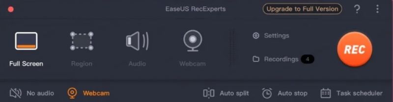 EaseUS RecExperts - Secert Kayıt
