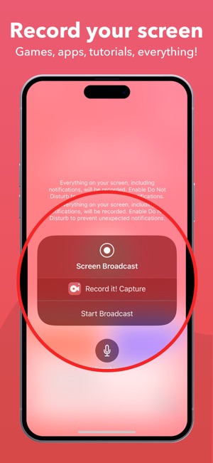 Record It Uygulaması ile iPhone'da Sesli Ekran Kaydı