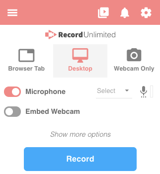 Chrome'da Ses Kaydetmek için Screencastify