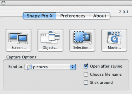 Mac'te Video Yakalamak için Snapz Pro X