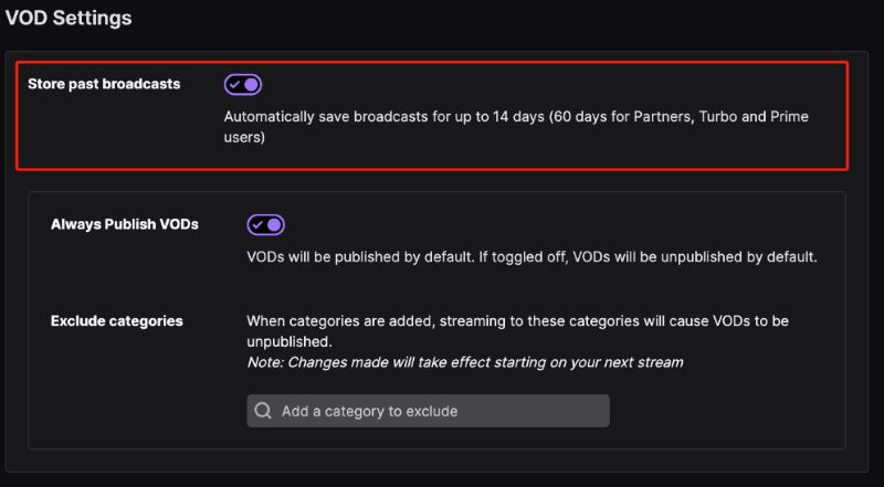 VOD Özelliğiyle Twitch Yayınları Nasıl Kaydedilir