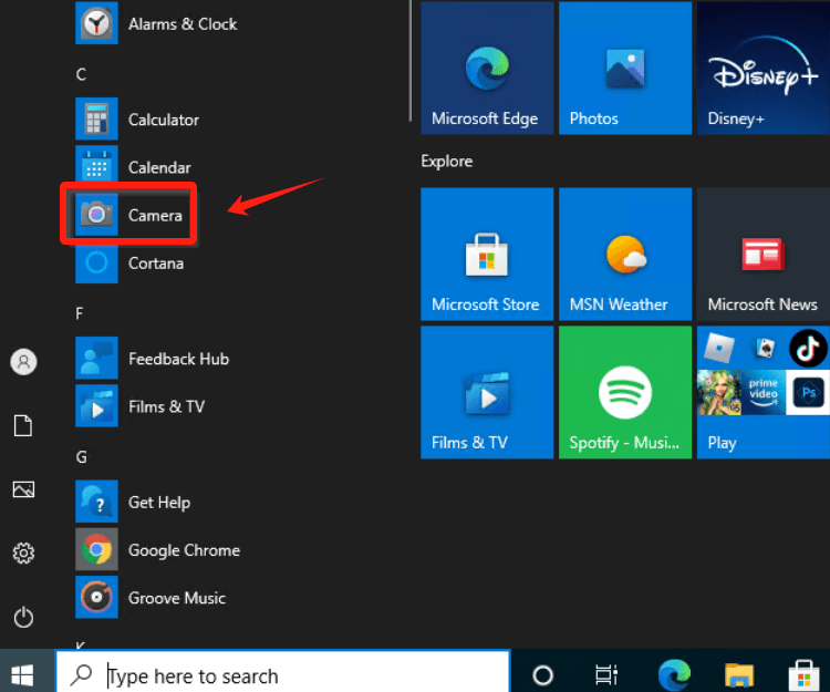 Dahili Kamerayı Kullanarak Windows 10 Web Kamerasıyla Video Kaydetme