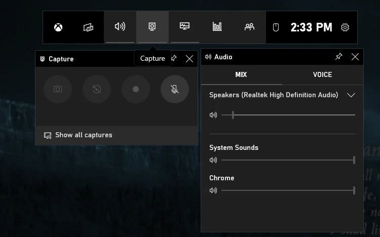 Windows 11'de Xbox Game Bar'dan Ses ile Ekran Kaydetme
