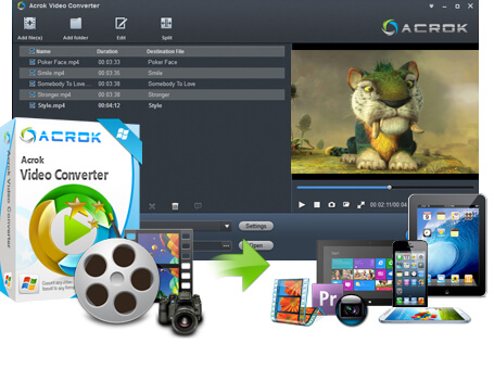 4K'yı 1080P'ye Dönüştürmek için Acrok Video Converter Ultimate'ı kullanın