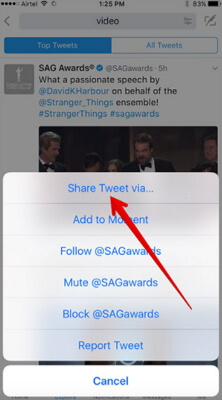 Twitter Ios Cihazlarından Video İndirin