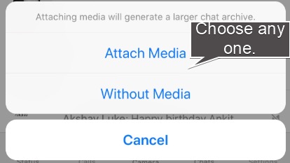 WhatsApp Medyasını E-posta Kullanarak iPhone'dan PC'ye Aktarın