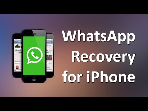 iPhone X/8/7/6s için Whatsapp Recovery'yi kullanın