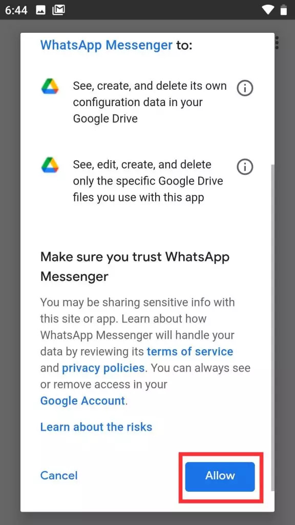 WhatsApp'ın Google Drive'daki Yedekleme Özelliğini Kullanarak WhatsApp'ı Android'deki Yedeklemeden Geri Yükleyin