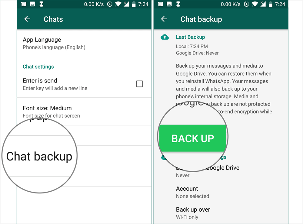 Google Drive'ı Kullanarak WhatsApp'ta Silinen Mesajları Görün