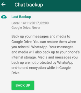 WhatsApp Yedekleme Özelliğini Kullanarak Silinen WhatsApp Ortamını iPhone'dan Kurtarın