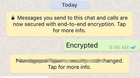 Şifreli WhatsApp Mesajları