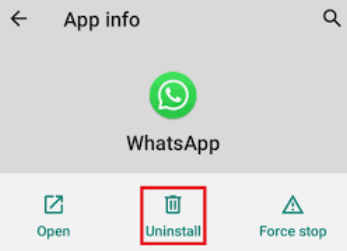 WhatsApp Uygulamasını Yeniden Yükleyin